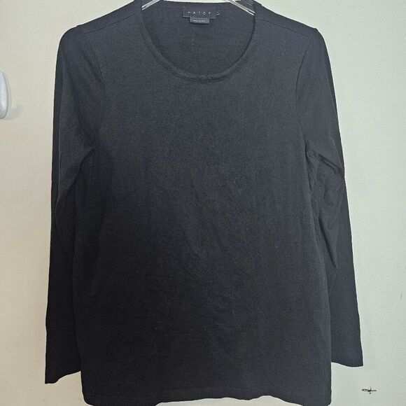 Hatch Tops - Hatch Maternity Nursing 100% Organic Cotton Long Sleeve Split Side Shirt Women's